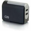 C2G 2 Port USB Wall Chgr AC USB 20276C2G